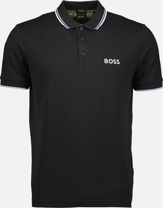 HUGO BOSS Mens Paddy Pro Embroidered Logo Polo - Blue - Size: 36