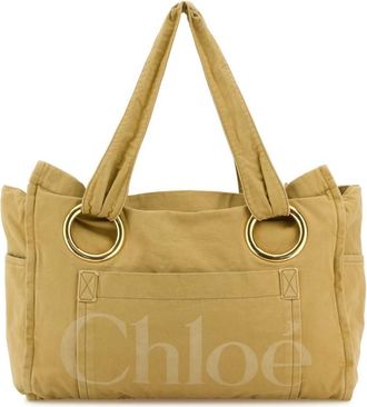 Chloé Yellow Plage Large Tote