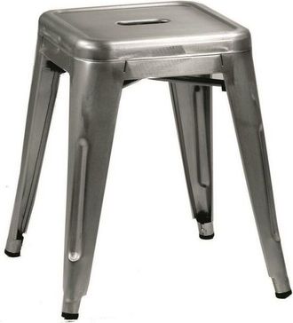 Vacchetti Taburete bristol hierro galvanizado cm39x39h45