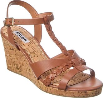 Dune London Koali Leather Wedge Sandal