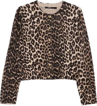 Seventy Cardigan leopardato - Marrone