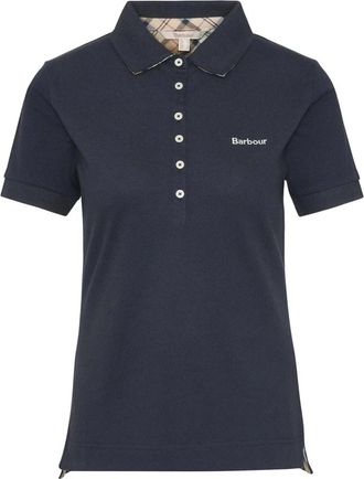 Barbour Katoen Elastaan Tanktop - Dames - Polos - Blauw - S - Katoen - Tops