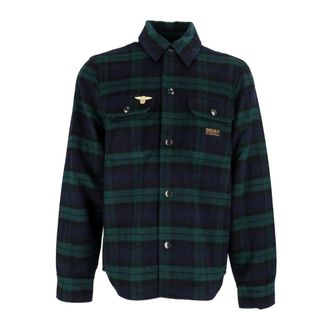 Deus Camicia a quadri Maxwell - - Shirts - Uomo - Verde - M