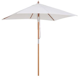 OUTSUNNY Sombrilla de jard&iacute;n 200x150x235 cm crema