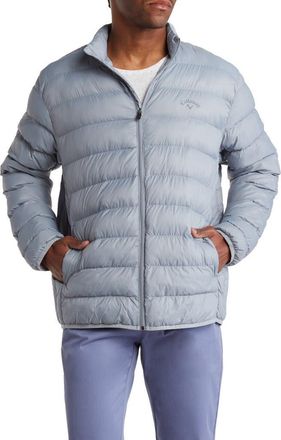 Callaway Callaway Golf Faux Down Puffer Jacket in Tradewinds at Nordstrom Rack, Size Xx-Large