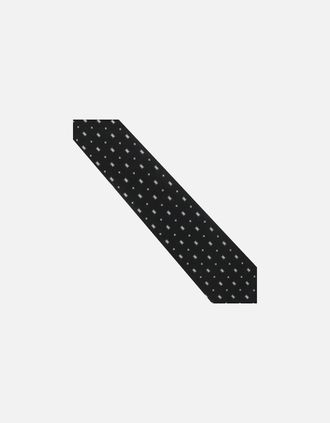 Dunhill Mens Dunhill Tie - Black - Size: ONE size