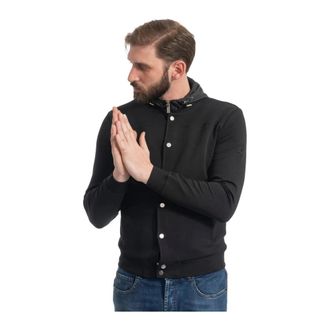 H&egrave;SKIMO Bomber Capp Staccabile Supima C - Heren - Bomber jackets - Zwart - L - Katoen - Jassen