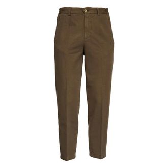 BRIGLIA 1949 Slim-fit Trousers, male, Brown, Size: 2XL Pantaloni Portofino