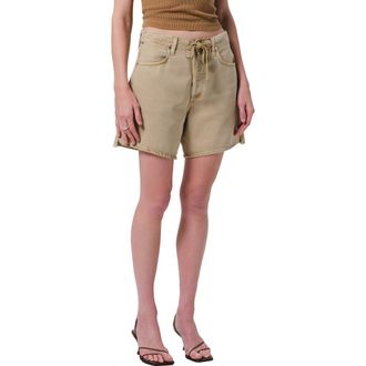 Citizens Of Humanity Brynn Drawstring Waist Wide Leg Denim Shorts in Hempseed at Nordstrom Rack, Size 27
