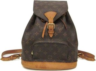 Louis Vuitton Pre-owned Backpacks, female, Brown, Size: ONE SIZE Pre-owned Canvas louis-vuitton-bags
