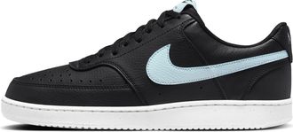 Nike Nike Mens Court Vision Low Next Nature Shoes, Black Glacier Blue White, 7.5 UK