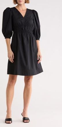BOSS Dezzan Cotton Dress in Black at Nordstrom Rack, Size 10