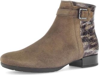 Gabor Stijlvolle Enkellaars Dreamvel./Krokolack - Dames - Enkellaarsjes - Bruin - 37 1/2 EU - Schoenen