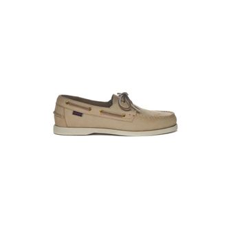 Sebago Portland Docksides - Heren - Bootschoenen - Beige - 40 EU - Leer - Schoenen