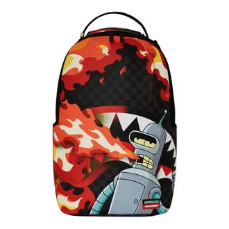 Sprayground Sprayground, Tassen, Heren, Veelkleurig, ONE Size, Fire Drama Rugzak in Zwart
