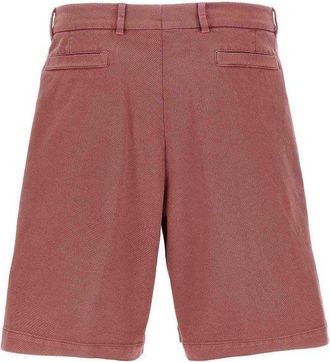 Brunello Cucinelli Tailored Cotton Shorts - Pink