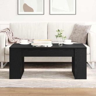 vidaXL Tavolino da salotto Rovere nero 102 x 55 x 42 cm - Vidaxl