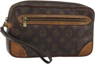 Louis Vuitton Pre-owned Clutches, female, Brown, Size: ONE SIZE Pre-owned Vintage Clutch