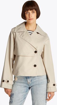 Tommy Jeans Kurzjacke »TJW SHORT TRENCH JACKET« mit kurzem Schnitt, mit Eingrifftaschen