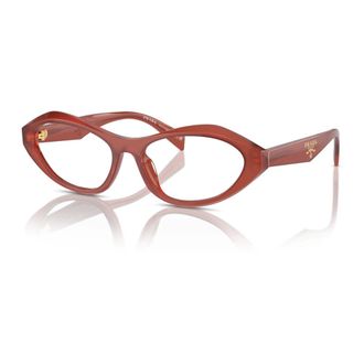 Prada Glasses, female, Brown, Size: 55 MM Cat-Eye Acetate Frame