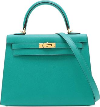 Hermès 2016 Epsom Kelly II Sellier 25 satchel - Blue