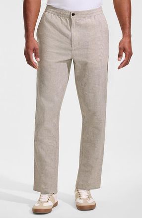 Lands End Linen Cotton E-Waist Pant in Pale Desert Tan at Nordstrom, Size Xx-Large X 29