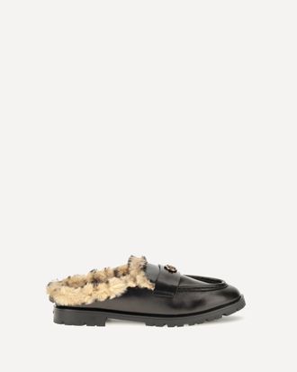 Pinko Nora padded leather Sabots Female 36