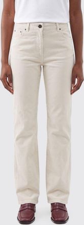 Magda Butrym High-Waisted Straight-Leg Five-Pocket Jeans in Denim