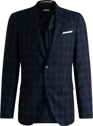 HUGO BOSS Jassen, Heren, Blauw, M, Elegante Blazer voor Mannen