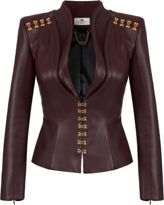 Elisabetta Franchi structured jacket - Brown