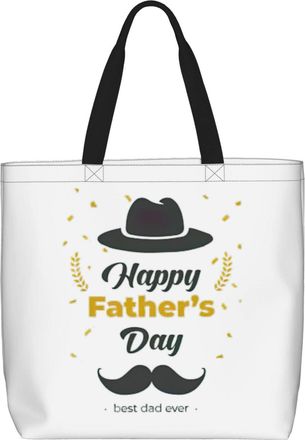 Generic Women Handbag Happy FatherS Day I Love You Dad Travel Tote Bag Reusable Lightweight Shoulder Bags, For School, Daily, Gym, Graduation, Work