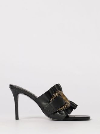 Versace Jeans Couture Mules Versace Jeans Couture in pelle sintetica arricciata