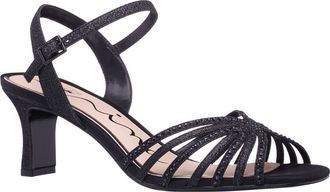 Nina Bryna Ankle Strap Sandal in Black at Nordstrom, Size 8.5