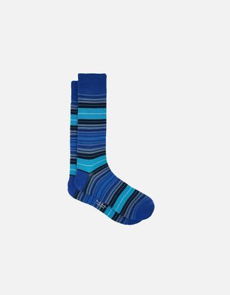 Paul Smith Mens Paul Smith Jayden Stripe Socks Multi Blue Stripe - Size: 2.5/3/3.5/4/4.5/5/11.5/11/10.5/10/14.5/14/13.5/13/12.5/12/8.5/9/9.5/16/15.5/15/5.5/6/6