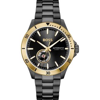 HUGO BOSS Zwarte Roestvrijstalen Dress Watch