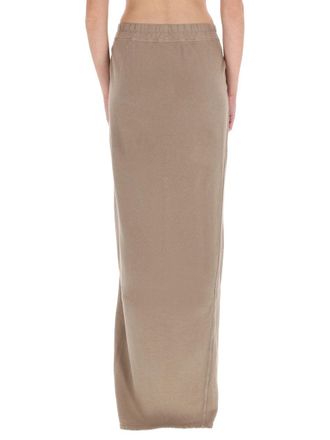 Rick Owens 100% Cotton Skirt - White