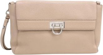 Ferragamo Pre-owned Shoulder Bag - Dames - Vintage Schoudertas - Roze - ONE Size - Leer - Vintage