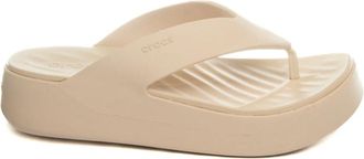 Crocs Schoenen, Dames, Beige, 40 EU, Getaway Platform Flip