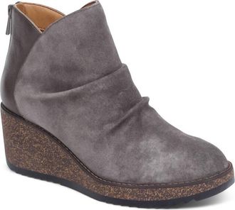 Aetrex Womens Kara Wedge Boot In Charcoal