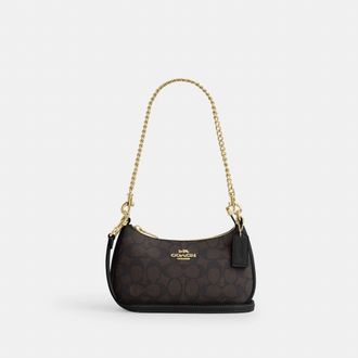 Coach Teri Mini Crossbody Bag In Signature Canvas