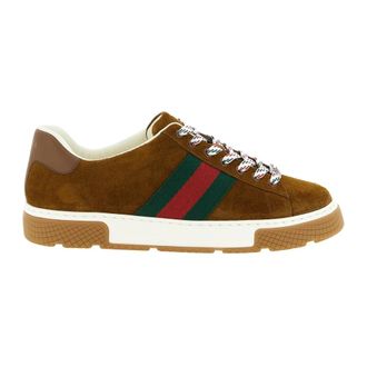 Gucci Sneakers - Heren - Schoenen - Bruin - Maat: 43 1/2 EU