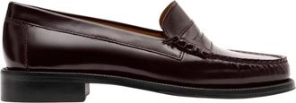 Parall&egrave;le Stanford Loafer - Dames - Loafers - Rood - 39 EU - Leer - Schoenen