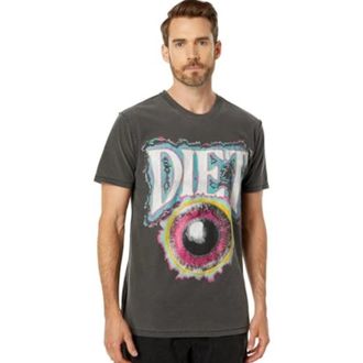 Diet Starts Monday Eyeball T-Shirt Mens Vintage Black Graphic Print FROG276