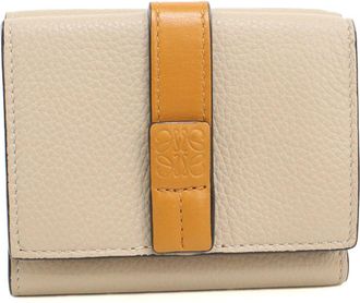 Loewe Beige Leather Wallet (Tri-Fold) (Pre-Owned)