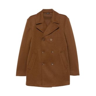 Daniele Alessandrini Heren, Mantels, Bruin, Maat: 3XL