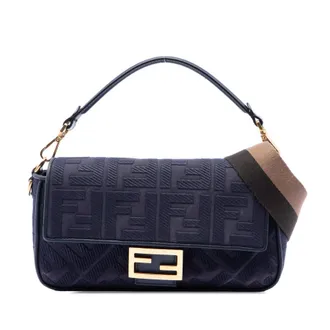 Fendi Pre-owned Fendi Zucca Embroidered Canvas Baguette Satchel Ladies PQJLQO2J8EQN6KVK