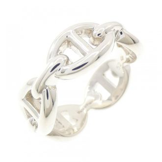Herm&egrave;s Silver 925 Band Ring (Pre-Owned)