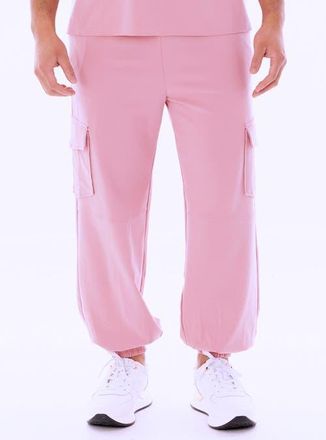 Dai Moda DM Core Cargo Jogger in Blush at Nordstrom, Size Xx-Large