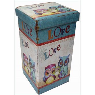 Biscottini International Biscottini - Puf Contenedor Recerrable De Simil Cuero