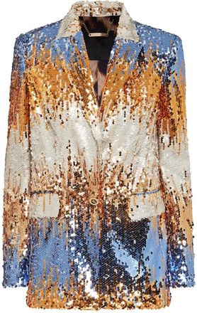Philipp Plein Blazer Paillettes Gothic Plein - Dames - Blazers - Veelkleurig - L - Polyester - Jassen